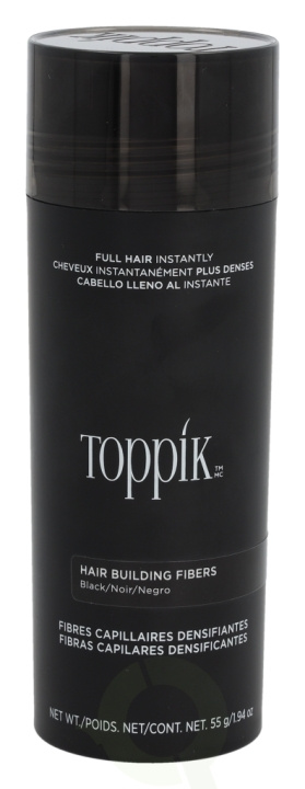 Toppik Hair Building Fibers - Black 55 g in the group BEAUTY & HEALTH / Hair & Styling / Hair styling at TP E-commerce Nordic AB (D33669)