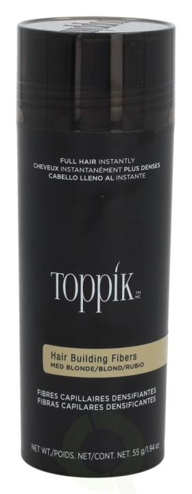 Toppik Hair Building Fibers - Medium Blonde 55 g in the group BEAUTY & HEALTH / Hair & Styling / Hair styling at TP E-commerce Nordic AB (D33671)