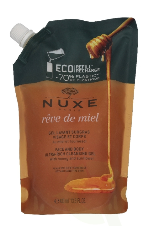 Nuxe Reve De Miel Face And Body Ultra-Rich Cleansing Gel 400 ml in the group BEAUTY & HEALTH / Skin care / Face / Cleaning at TP E-commerce Nordic AB (D33700)