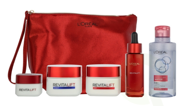 L\'Oreal Revitalift Trex Oap Classic Bag 240 ml Micellar Water 95 ml / Serum 30 ml / Day Cream 50 ml / Night Cream 50 ml / Eye Cream 15 ml in the group BEAUTY & HEALTH / Skin care / Face / Day cream at TP E-commerce Nordic AB (D33751)