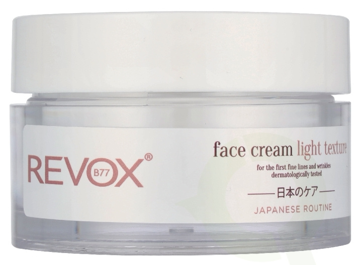 Revox B77 Japanese Ritual Face Cream Light Texture 50 ml in the group BEAUTY & HEALTH / Skin care / Face / Day cream at TP E-commerce Nordic AB (D33775)