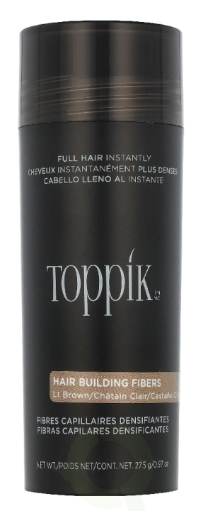 Toppik Hair Building Fibers - Light Brown 27.5 g in the group BEAUTY & HEALTH / Hair & Styling / Hair styling at TP E-commerce Nordic AB (D33859)
