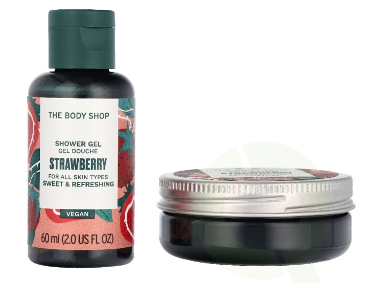 The Body Shop G1 Strawberry Giftset 140 ml Shower Gel 60ml/Body Butter 50ml/Hand Cream 30ml in the group BEAUTY & HEALTH / Skin care / Body health / Bath & Shower gels at TP E-commerce Nordic AB (D33895)