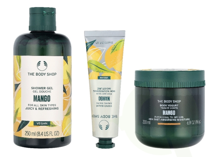 The Body Shop G3 Small Mango Giftset 140 ml Hand Cream 30ml/Body Butter 50ml/Shower Cream 60ml in the group BEAUTY & HEALTH / Gift sets / Gift sets for her at TP E-commerce Nordic AB (D33897)