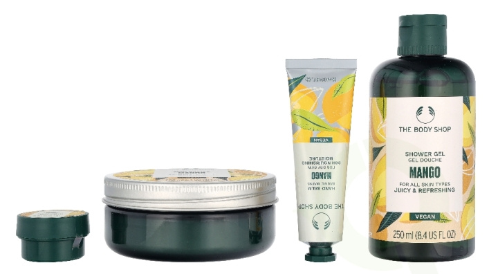 The Body Shop G4 Medium Mango Giftset 540 ml Mango Shower Gel 250ml/Mango Body Butter 200ml/Mango Body Scrub 50ml/Mango Hand Balm 30ml/Mango Lip Butter 10ml in the group BEAUTY & HEALTH / Gift sets / Gift sets for her at TP E-commerce Nordic AB (D33905)