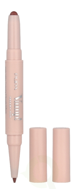 Pupa Milano Pupa Vamp! Creamy Duo Lip Pencil 1 g #005 Deep Nude / Lipstick 0,8g / Lip Pencil 0,2g in the group BEAUTY & HEALTH / Makeup / Lips / Lip liner at TP E-commerce Nordic AB (D33911)