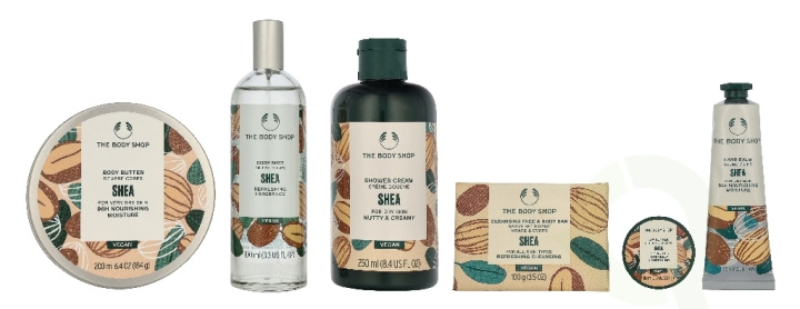 The Body Shop G4 Large Shea Giftset 730 ml Body Butter 200ml/Body Lotion 250ml/Shower Cream 250ml/Hand Cream 30ml in the group BEAUTY & HEALTH / Gift sets / Gift sets for her at TP E-commerce Nordic AB (D33976)