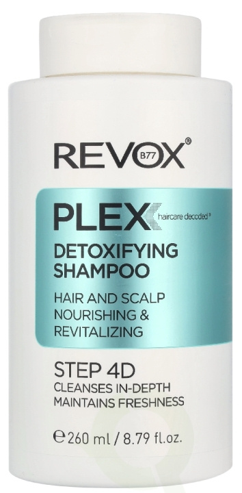 Revox B77 Plex Detoxifying Shampoo 260 ml in the group BEAUTY & HEALTH / Hair & Styling / Hair care / Schampoo at TP E-commerce Nordic AB (D33996)