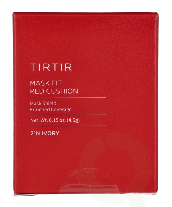 TirTir Mask Fit Red Mini Cushion Foundation 4.5 ml #21N Ivory in the group BEAUTY & HEALTH / Makeup / Facial makeup / Foundation at TP E-commerce Nordic AB (D34023)