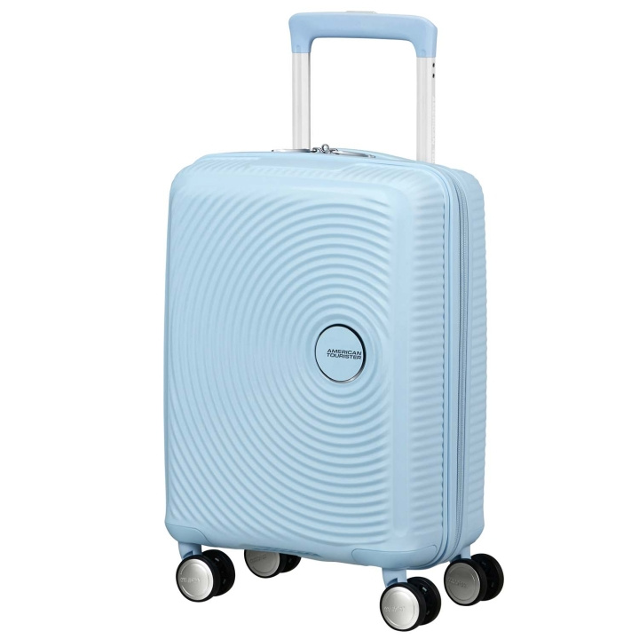 American Tourister Resväska Barn Soundbox Mini Pastel Blue in the group Sport, leisure & Hobby / Travel accessories / Suitcases at TP E-commerce Nordic AB (D34327)