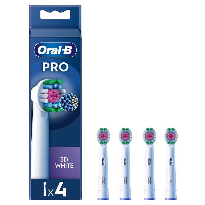 Oral B Borsthuvud 3D White 4st in the group BEAUTY & HEALTH / Oral care / Accessories for electric toothbrushes at TP E-commerce Nordic AB (D34346)