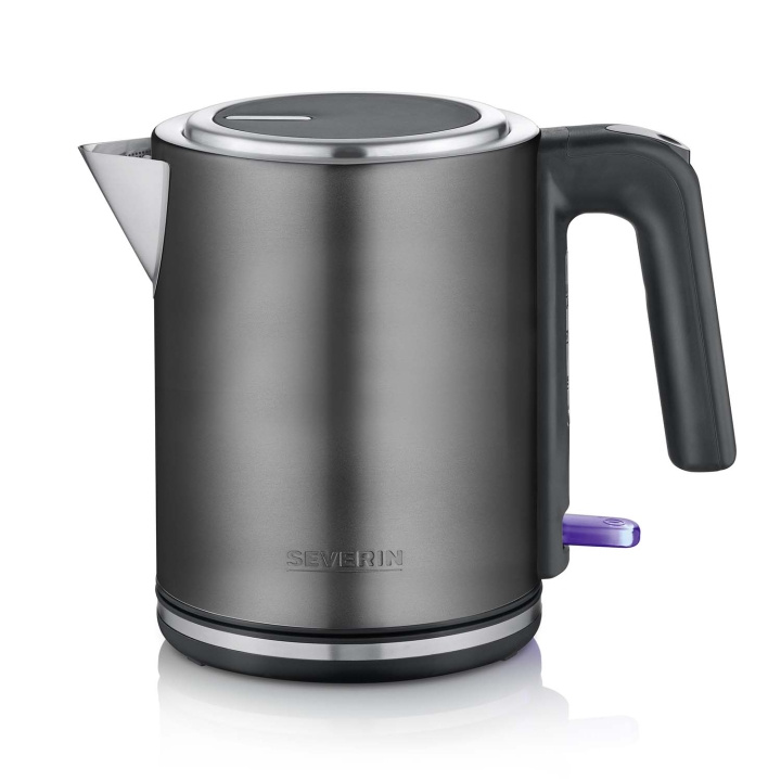 Severin Vattenkokare 1L Dark Inox 2400W WK9342 in the group HOME, HOUSEHOLD & GARDEN / Household appliances / Water & Juice / Kettles at TP E-commerce Nordic AB (D34359)