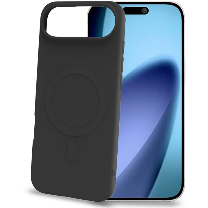 Celly Cromomag Soft rubber case MagSafe-kompatibelt iPhone Air Svart in the group SMARTPHONE & TABLETS / Phone cases / Apple / iPhone Air at TP E-commerce Nordic AB (D34363)