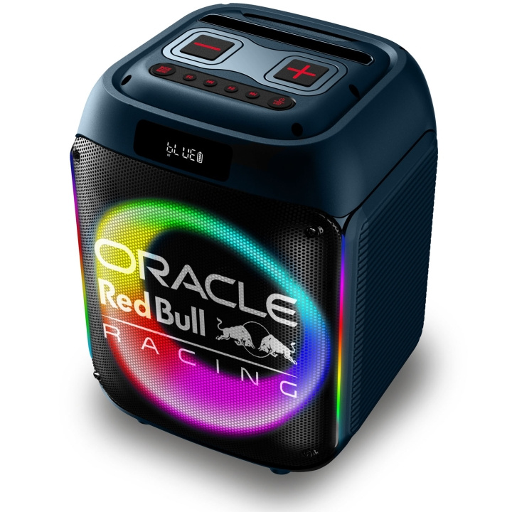 Oracle Red Bull Racing Partyhögtalare Bluetooth RGB 40W RB-SK250 Blå in the group HOME ELECTRONICS / Audio & Picture / Speakers & accessories / Bluetooth Speakers at TP E-commerce Nordic AB (D34394)