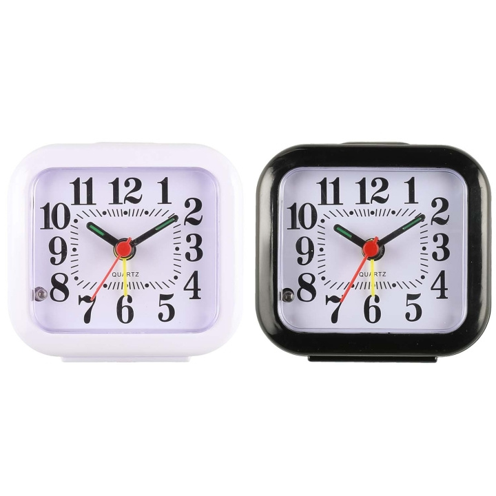 4Living Väckarklocka 8x3x7,5cm 1XAA 1,5V Svart/Vit 5+5 Pack in the group HOME ELECTRONICS / Audio & Picture / Home cinema, Hifi & Portable / Radio & Alarm clocks at TP E-commerce Nordic AB (D34398)