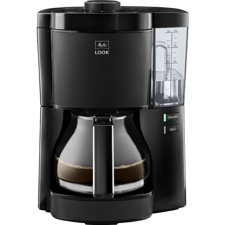Melitta Kaffebryggare LOOK 1,25l AromaSelector® Svart in the group HOME, HOUSEHOLD & GARDEN / Household appliances / Coffee makers and accessories / Drip coffee makers at TP E-commerce Nordic AB (D34400)