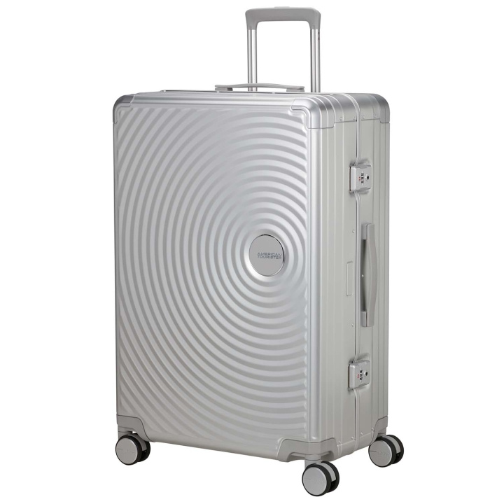 American Tourister Resväska Soundbox Aluminium 77 Large Silver in the group Sport, leisure & Hobby / Travel accessories / Suitcases at TP E-commerce Nordic AB (D34457)