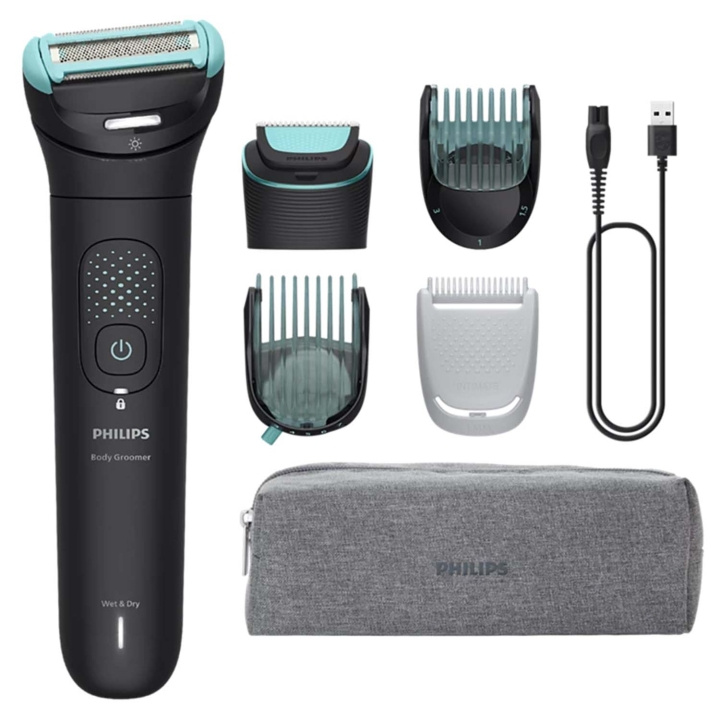 Philips Body Groomer 7000 Serien 2D-flexhuvud och dubbelt trim- och raksystem BG7470/15 in the group BEAUTY & HEALTH / Hair & Styling / Shaving & Trimming / Hair trimmers at TP E-commerce Nordic AB (D34460)