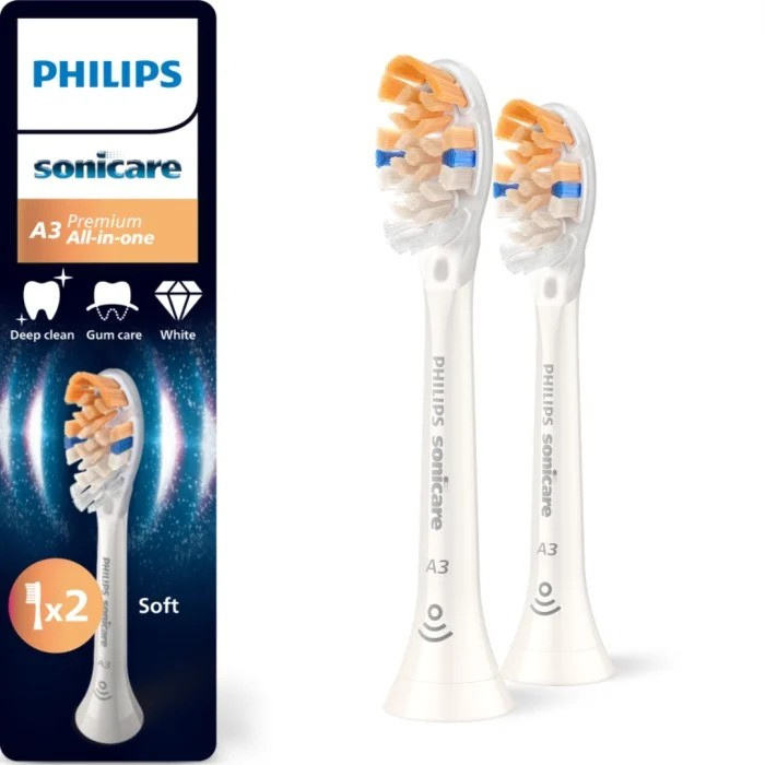 Philips Borsthuvud Sonicare Premium All-in-One 2st HX9092/87 in the group BEAUTY & HEALTH / Oral care / Accessories for electric toothbrushes at TP E-commerce Nordic AB (D34478)