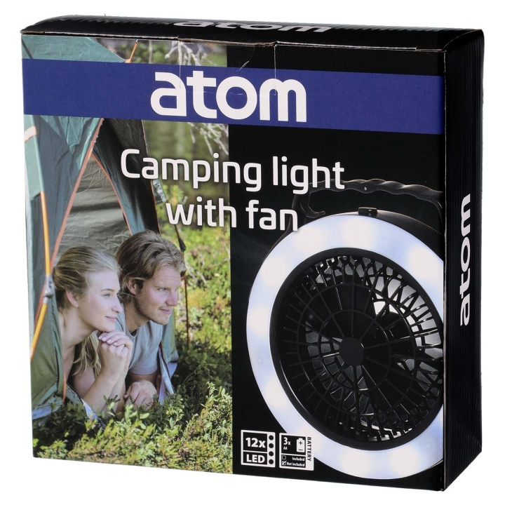 Atom Camping Lampa med Fläkt in the group Sport, leisure & Hobby / Outdoor recreation / Camping lamps at TP E-commerce Nordic AB (D34491)