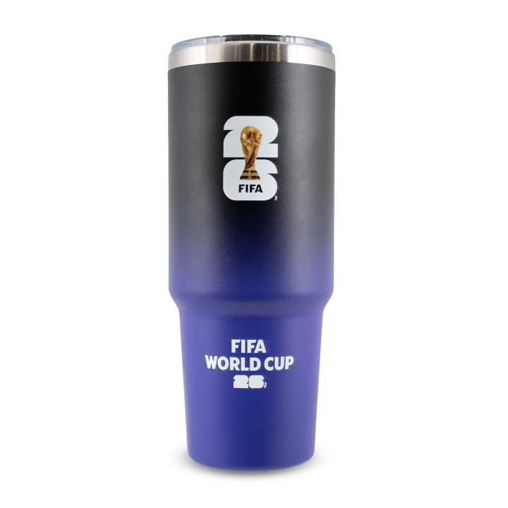 FIFA World Cup Thermal Cup 850ml Black-Purple in the group Sport, leisure & Hobby / Outdoor recreation / Thermoses & Water Bottles at TP E-commerce Nordic AB (D34667)