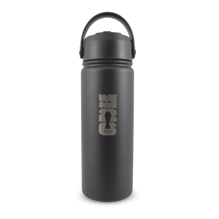 FIFA World Cup Premium Flask 550ml Black in the group Sport, leisure & Hobby / Outdoor recreation / Thermoses & Water Bottles at TP E-commerce Nordic AB (D34670)
