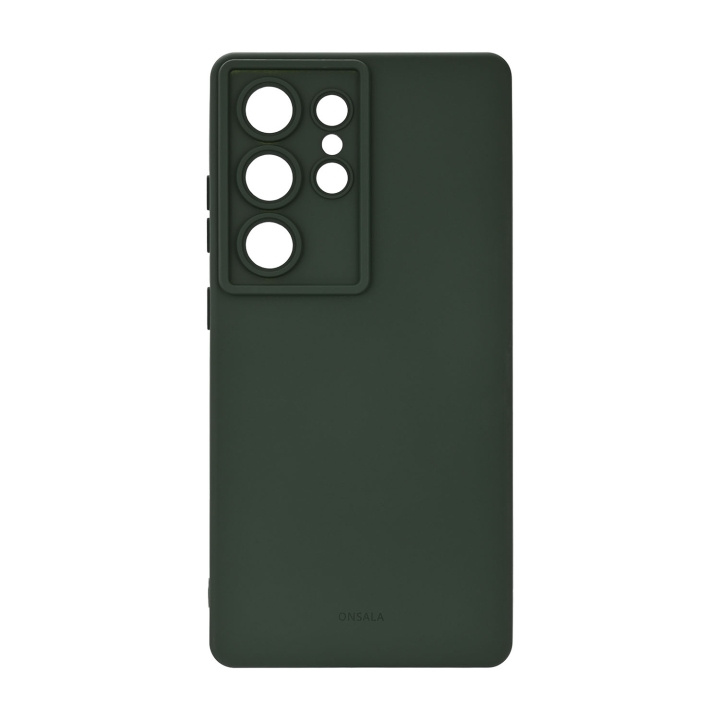 Onsala Phone Case with Silicone Feel Olive Green - Samsung Galaxy S26 Ultra in the group SMARTPHONE & TABLETS / Phone cases / Samsung at TP E-commerce Nordic AB (D34720)