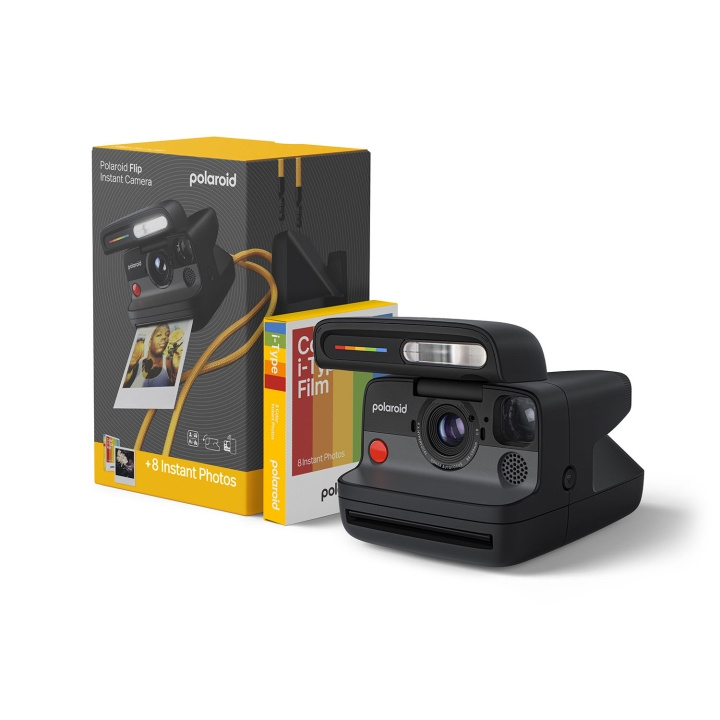 Polaroid Camera Flip Color Film Bundle Black (8 Photos) in the group HOME ELECTRONICS / Photo & Video / Cameras at TP E-commerce Nordic AB (D34737)