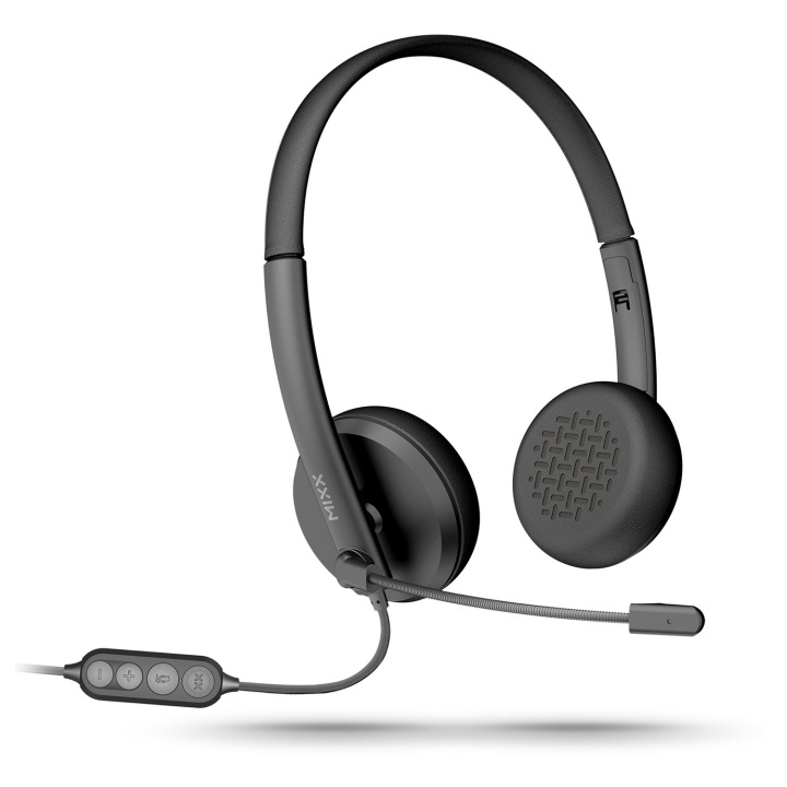 MIXX Stereo Headset H1u Wired USB-A in the group COMPUTERS & PERIPHERALS / Computer accessories / Headset at TP E-commerce Nordic AB (D34740)