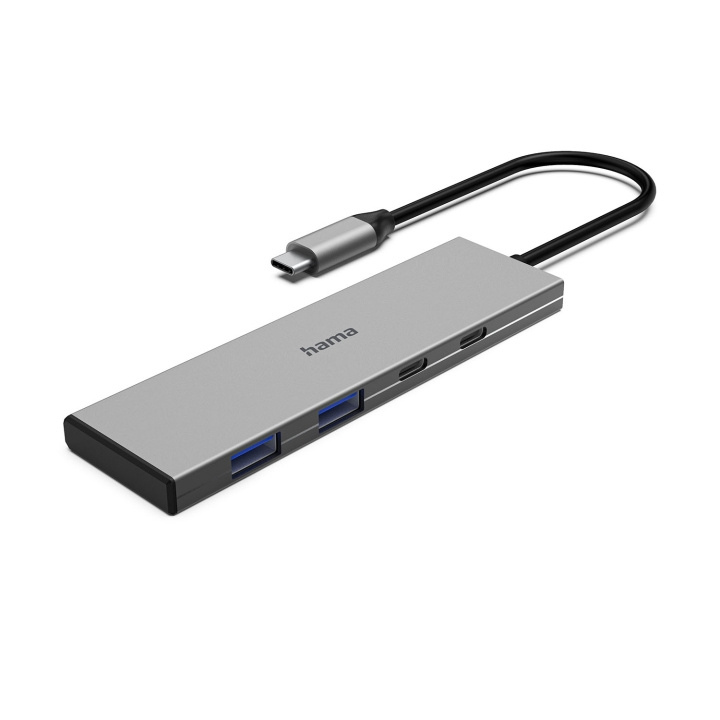 Hama USB-C Hub USB 3.2 Gen2 2xUSB-C + 2xUSB-A 10 Gbit/S PD Aluminum in the group COMPUTERS & PERIPHERALS / Computer accessories / USB-Hubs at TP E-commerce Nordic AB (D34752)