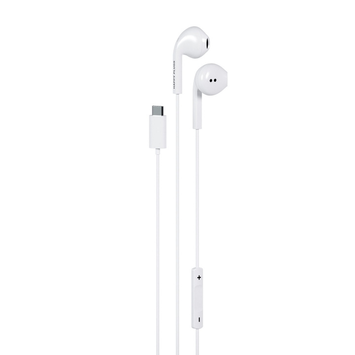 Happy Plugs Headphone In-Ear USB-C Wired White in the group HOME ELECTRONICS / Audio & Picture / Headphones & Accessories / Headphones at TP E-commerce Nordic AB (D34758)