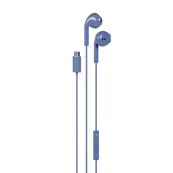 Happy Plugs Headphone In-Ear USB-C Wired Blue in the group HOME ELECTRONICS / Audio & Picture / Headphones & Accessories / Headphones at TP E-commerce Nordic AB (D34759)
