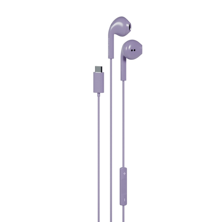 Happy Plugs Headphone In-Ear USB-C Wired Purple in the group HOME ELECTRONICS / Audio & Picture / Headphones & Accessories / Headphones at TP E-commerce Nordic AB (D34761)
