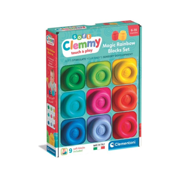 Clementoni Clemmy 9 Brick Set in the group TOYS, KIDS & BABY PRODUCTS / Toys / Building toys / Toy blocks at TP E-commerce Nordic AB (D34768)