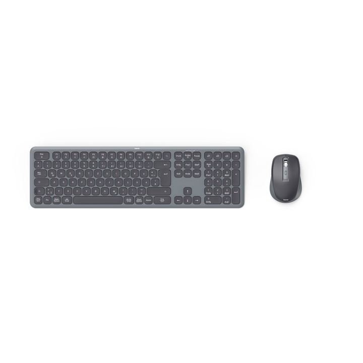 Hama Keyboard/Mouse Set WKM-550 Wireless Black in the group COMPUTERS & PERIPHERALS / Mice & Keyboards / Keyboards at TP E-commerce Nordic AB (D34841)