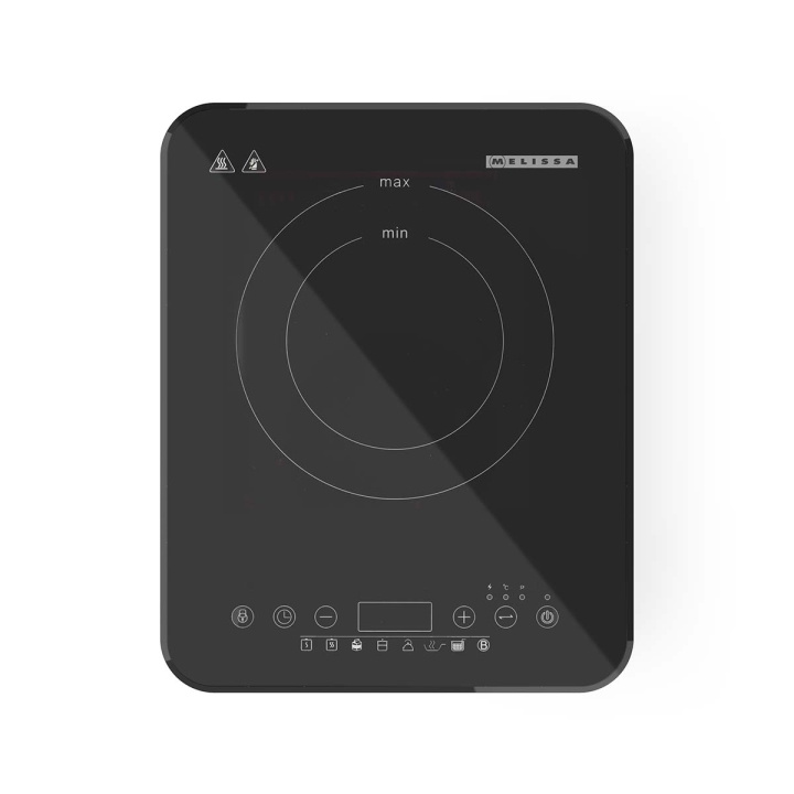 MELISSA Induction Cooktop | 2000 W | 10 Power levels | 8 Presets | Timer function | Boost function | LCD Display | Overheat protection | Child lock | Black in the group HOME, HOUSEHOLD & GARDEN / Household appliances / Cooktops and Hot plates at TP E-commerce Nordic AB (D34862)