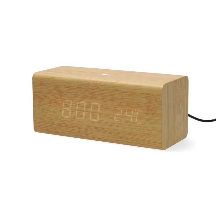 Nedis Digital Alarm Clock Radio | LED | USB-C™ Female | FM | Snooze function | Sleep timer | Number of alarms: 2 | Brown in the group HOME ELECTRONICS / Audio & Picture / Home cinema, Hifi & Portable / Radio & Alarm clocks / Clock radio at TP E-commerce Nordic AB (D34905)