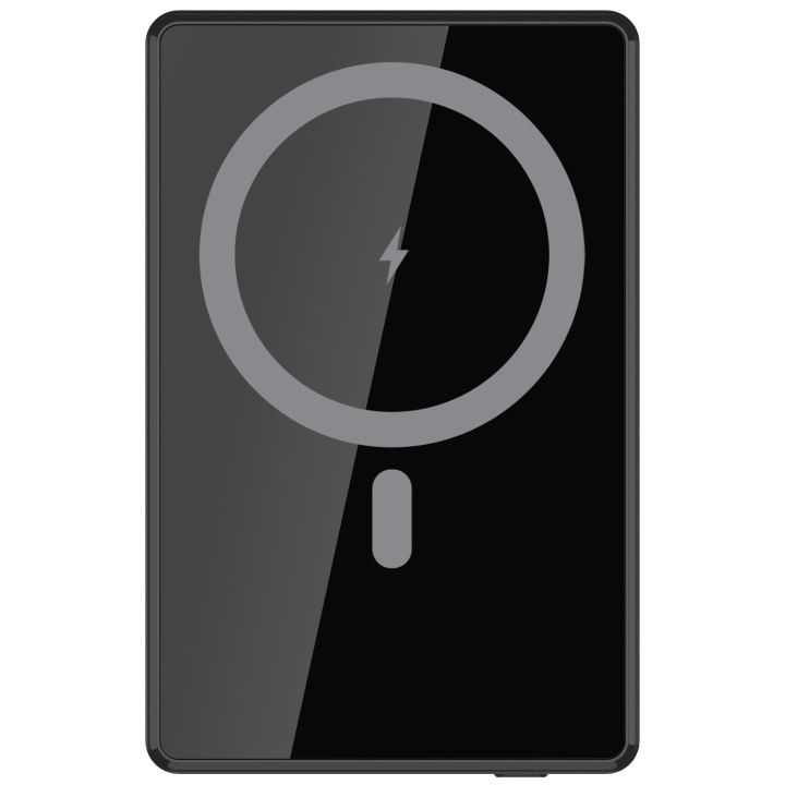 Celly Powerbank 5.000 mAh 15W MagSafe-kompatibel Svart in the group SMARTPHONE & TABLETS / Chargers & Cables / Powerbanks at TP E-commerce Nordic AB (D35023)