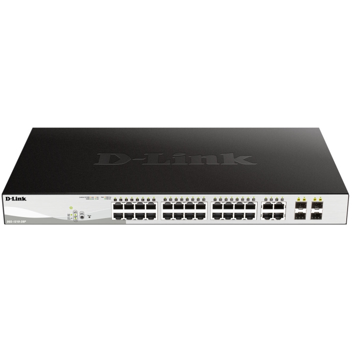 D-Link DGS-1210-28 28-Port Gigabit PoE Smart+ Managed Switch in the group COMPUTERS & PERIPHERALS / Computer cables / Switches at TP E-commerce Nordic AB (D35034)