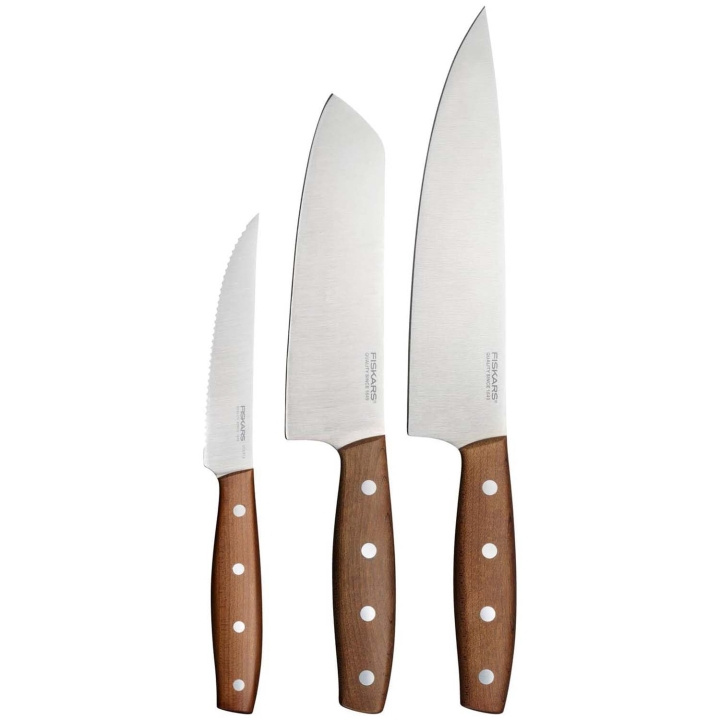 Fiskars Knivset Folken 3 st in the group HOME, HOUSEHOLD & GARDEN / Kitchen utensils / Kitchen knives & Knife sharpeners at TP E-commerce Nordic AB (D35043)
