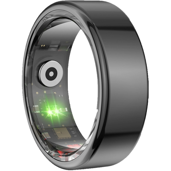 KSIX Smart Ring Saturn Svart - XXS in the group Sport, leisure & Hobby / Smartwatch & Activity trackers / Activity bracelets at TP E-commerce Nordic AB (D35069)