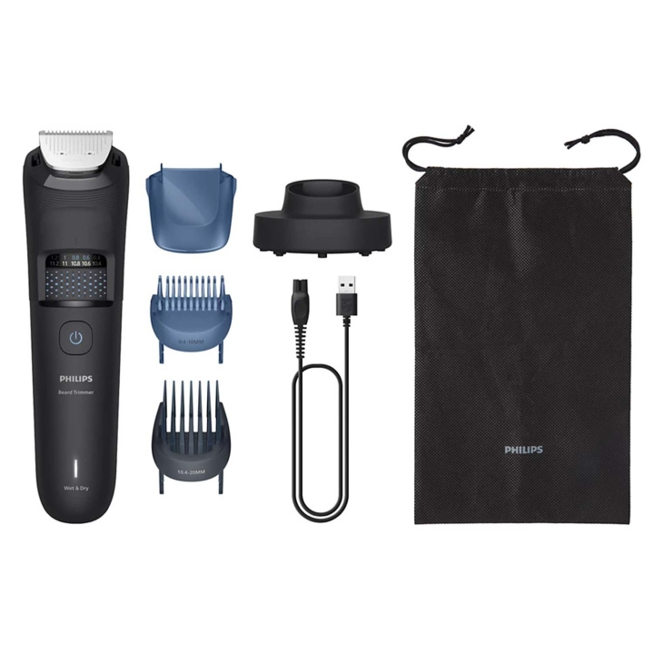 Philips Skäggtrimmer Precisionssteg om 0,2 mm, Blad helt i metall BT5780/15 in the group BEAUTY & HEALTH / Hair & Styling / Shaving & Trimming / Beard trimmer & Accessories at TP E-commerce Nordic AB (D35080)