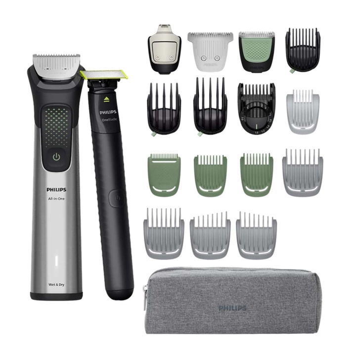 Philips Multigroomer All-in-One 20-i-1 Trimmer MG9557/15 in the group BEAUTY & HEALTH / Hair & Styling / Shaving & Trimming / Hair trimmers at TP E-commerce Nordic AB (D35090)