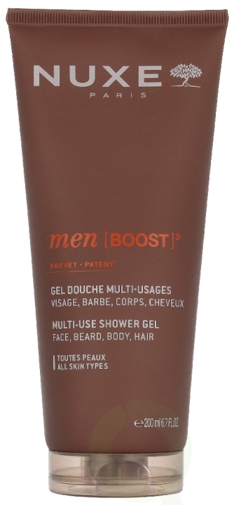 Nuxe Men Boost Multi-Use Shower Gel 200 ml in the group BEAUTY & HEALTH / Skin care / Body health / Bath & Shower gels at TP E-commerce Nordic AB (D35247)
