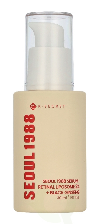 K-SECRET Seoul 1988 Serum Retinal Liposome 2% + Black Ginseng 30 ml in the group BEAUTY & HEALTH / Skin care / Face / Skin serum at TP E-commerce Nordic AB (D35307)