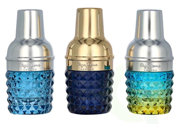 Pepe Jeans For Him Giftset 45 ml Life Is Now 15ml/Cocktail 15ml/Celebrate 15ml in the group BEAUTY & HEALTH / Fragrance & Perfume / Perfumes / Perfume for him at TP E-commerce Nordic AB (D35565)