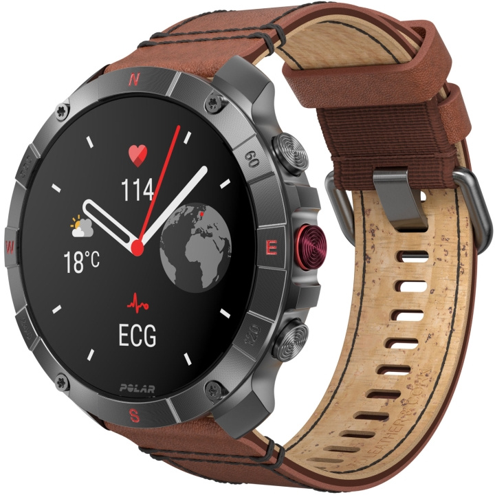 Polar Grit X2 Pro TI LTHR BRNZ M/L in the group Sport, leisure & Hobby / Smartwatch & Activity trackers / Smartwatches at TP E-commerce Nordic AB (D35596)