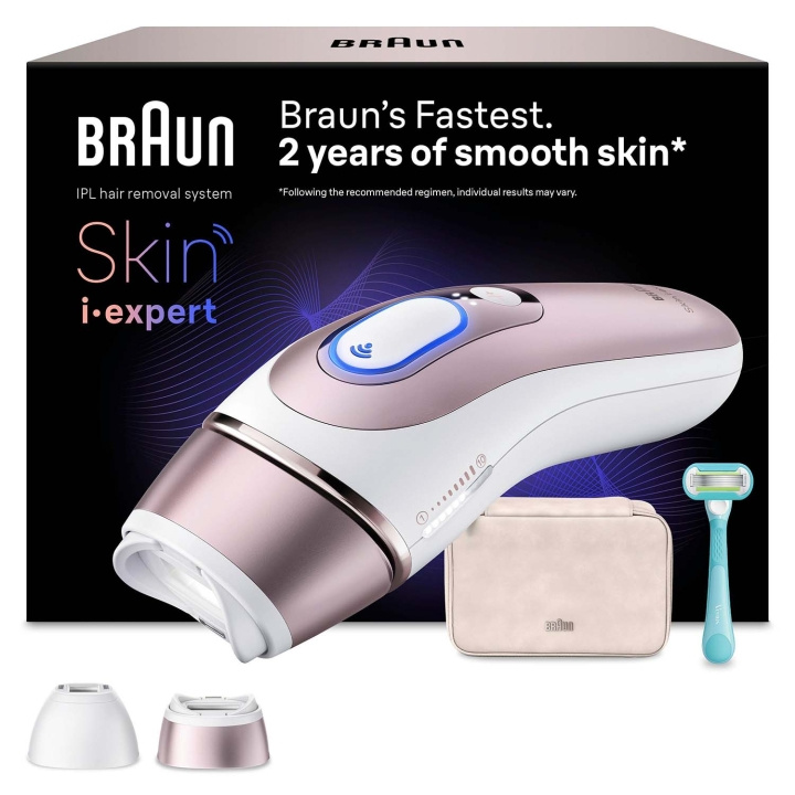 Braun IPL Skin i·expert, Hårborttagning Hemma, Med Gratis App, 2 Smarta Huvuden, PL7211 in the group BEAUTY & HEALTH / Hair & Styling / Hair removal / IPL & Laser at TP E-commerce Nordic AB (D35643)