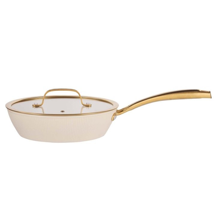 Maku Sautépanna Maku beige 24 cm 2,2 L in the group HOME, HOUSEHOLD & GARDEN / Kitchen utensils / Frying pans at TP E-commerce Nordic AB (D35654)