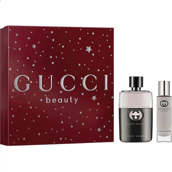 Gucci Giftset Gucci Guilty Pour Homme Edt 50ml + Edt 15ml in the group BEAUTY & HEALTH / Fragrance & Perfume / Perfumes / Perfume for him at TP E-commerce Nordic AB (D35674)